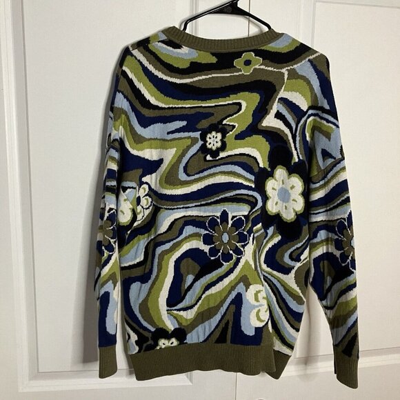 Aritzia Sunday Best Sweater Womens M/2 Peggy Retro Inspired Knit Oversized - Picture 4 of 8